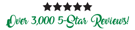Over 3,000 5-Star Reviews