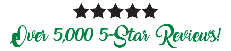 Over 5,000 5-Star Reviews