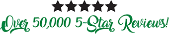 Over 50,000 5-Star Reviews